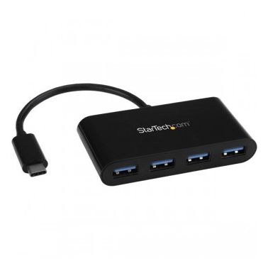 StarTech.com 4-Port USB-C Hub - USB-C to 4x USB-A - USB 3.0 Hub - Bus Powered