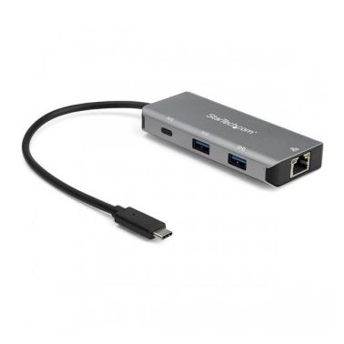 StarTech.com 3-Port USB-C Hub with LAN Port - 10Gbps - 2x USB-A & 1x USB-C