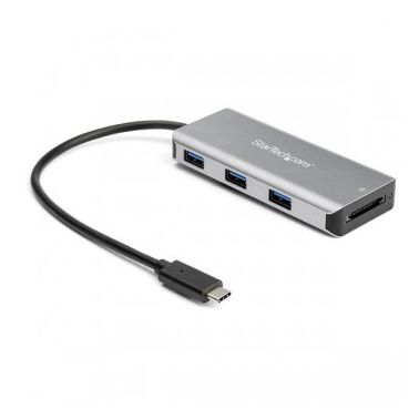 StarTech.com 3-Port USB-C Hub with SD Card Reader - 10Gbps - 3x USB-A