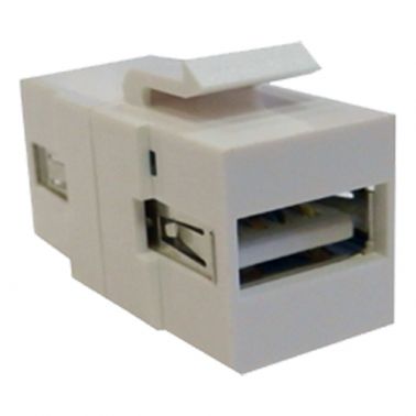 Cablenet USB 2.0 Type A Female - Female Keystone White