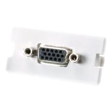 Cablenet HD15 Female - Female (25mm x 50mm) Module White