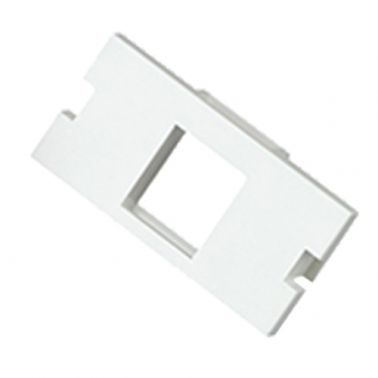 Cablenet 1 Port Keystone Housing (25mm x 50mm) White