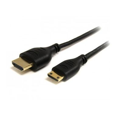 StarTech.com 6 ft Slim High Speed HDMI Cable with Ethernet - HDMI to HDMI Mini M/M