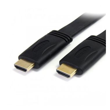 StarTech.com 10 ft Flat High Speed HDMI Cable with Ethernet - Ultra HD 4k x 2k HDMI Cable - HDMI to HDMI M/M