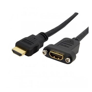 StarTech.com 3 ft High Speed HDMI Cable for Panel Mount - F/M