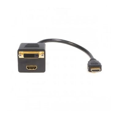 StarTech.com 1 ft HDMI Splitter Cable - HDMI to HDMI and DVI-D - M/F