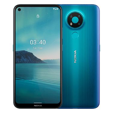Nokia 3.4 16.2 cm (6.39") Dual SIM Android 10.0 4G USB Type-C 3 GB 32 GB 4000 mAh Blue