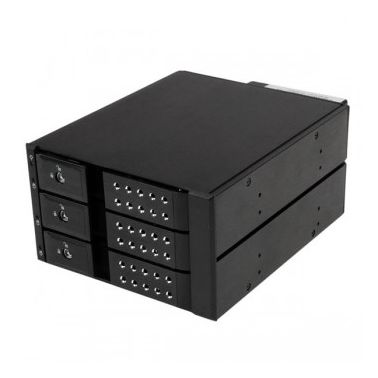 StarTech.com 3 Bay Aluminum Trayless Hot Swap Mobile Rack Backplane for 3.5in SAS II/SATA III - 6 Gbps HDD