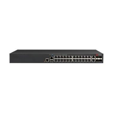 Ruckus ICX 7150-24P - Switch - L3 - managed - 24 x 10/100/1000 (PoE+) + 2 x 10/100/1000 (uplink) + 4 x 1 Gigabit / 10 Gigabit SFP+ (uplink) - front and side to back - rack-mountable - PoE+ (370 W)