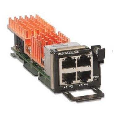 Ruckus - Expansion module - Gigabit Ethernet / 10Gb Ethernet x 4 - for ICX 7450-24