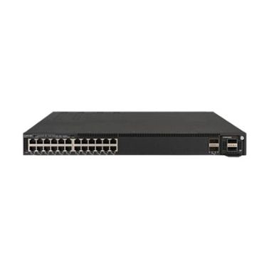 Ruckus ICX 7550-24P-E2 - Switch - L3 - managed - 24 x 10/100/1000 (PoE+) + 2 x 40/100 Gigabit QSFP+ - front to back airflow - rack-mountable - PoE+ (2000 W)