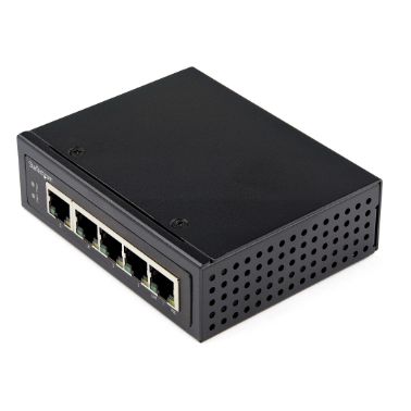 StarTech.com Industrial 5 Port Gigabit PoE Switch - 30W - Power Over Ethernet Switch - Hardened GbE 