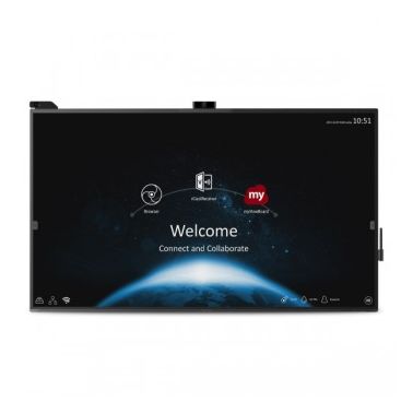Viewsonic IFP6570 touch screen monitor 165.1 cm (65") 3840 x 2160 pixels Black Multi-touch Multi-user