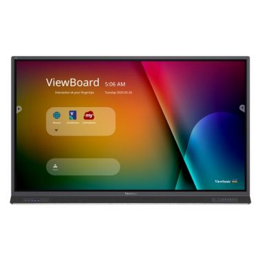 Viewsonic IFP7552-1A Signage Display Interactive flat panel 190.5 cm (75") Wi-Fi 400 cd/m² 4K Ultra HD Touchscreen Built-in processor Android