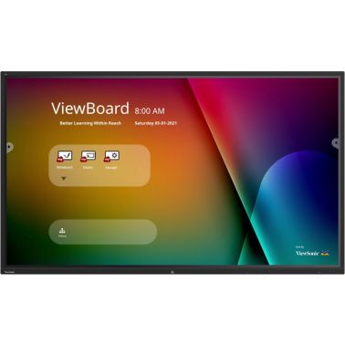 Viewsonic IFP9850-4 Signage Display Interactive flat panel 2.49 m (98") LCD Wi-Fi 350 cd/m² 4K Ultra HD Black Touchscreen Built-in processor Android 9