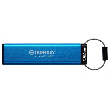 Kingston Technology IronKey 32GB USB-C Keypad 200C, FIPS 140-3 Lvl 3 (Pending) AES-256