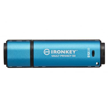 Kingston Technology IronKey 512GB Vault Privacy 50 AES-256 Encrypted, FIPS 197