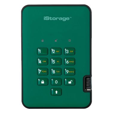 iStorage diskAshur2 SSD 16TB - Green