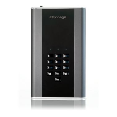 iStorage diskAshur DT2 256-bit 1TB USB 3.1 secure encrypted desktop hard drive IS-DT2-256-1000-C-G