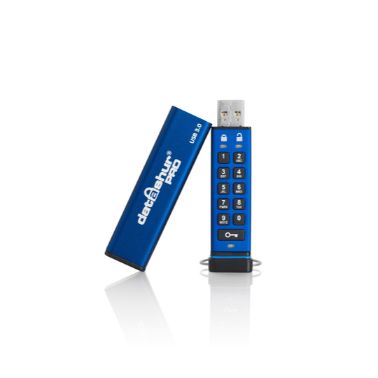 iStorage datAshur Pro USB flash drive 128 GB USB Type-A 3.2 Gen 2 (3.1 Gen 2) Blue