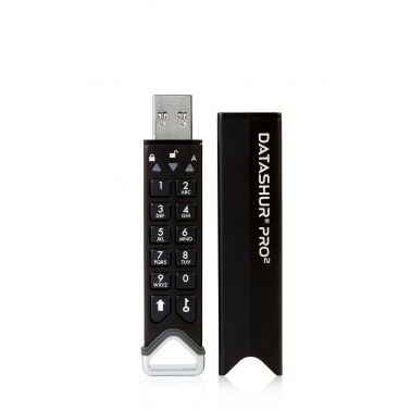 iStorage datAshur PRO2 4GB secure encrypted flash drive - IS-FL-DP2-256-4