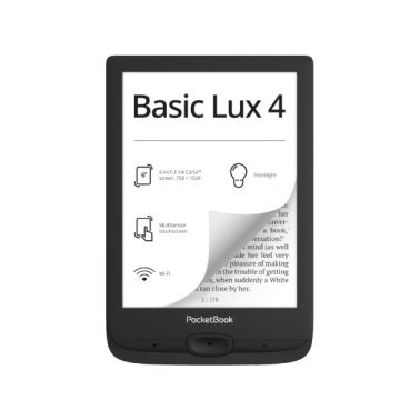 PocketBook Basic Lux 4 e-book reader Touchscreen 8 GB Wi-Fi Black