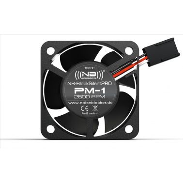 Noiseblocker BlackSilentPro PM-2 Computer case Fan 4 cm Black