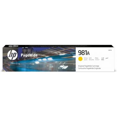 HP J3M70A/981A Ink cartridge yellow, 6K pages ISO/IEC 19798 68,5ml for HP PageWide E 58650/556