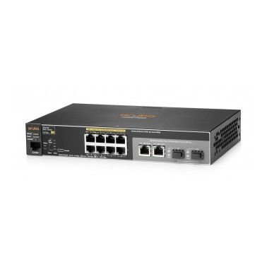 HPE Aruba 2530 8G PoE+ Managed L2 Gigabit Ethernet (10/100/1000) Black 1U Power over Ethernet (PoE)