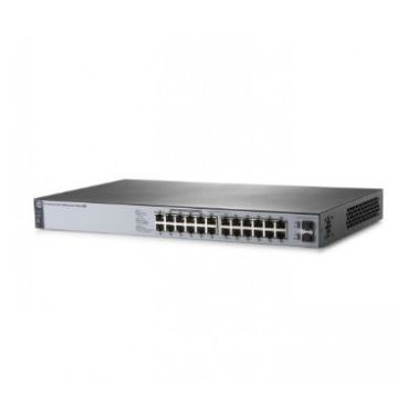 HPE J9983A 1820-24G-PoE+ (185W) Managed L2 Gigabit Ethernet (10/100/1000) Power over Ethernet (PoE) 1U Grey