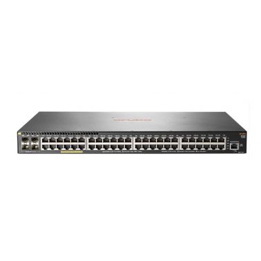 HPE HPE Aruba 2930F 48G PoE+ 4SFP+ - Switch - L3 - Managed - 48 x 10/100/1000 (PoE+) + 4 x 1 Gigabit / 10 Gigabit SFP+ (uplink) - rack-mountable - PoE+ (370 W)