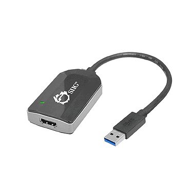 Siig JU-H20111-S1 USB graphics adapter Black