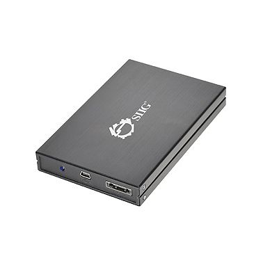 Siig JU-SA0D12-S1 storage drive enclosure 2.5" Black