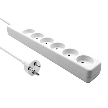 ProXtend Danish Power Strip 6-way 1M