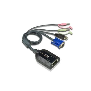 Aten Dual Usb Vga To Cat5e/6 Kvm Adapter Cable