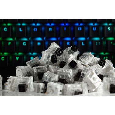 Glorious PC Gaming Race KAI-BLACK input device accessory Keyboard switches