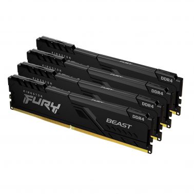 Kingston Technology FURY Beast memory module 16 GB 4 x 4 GB DDR4 2666 MHz