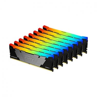 Kingston Technology FURY 256GB 3200MT/s DDR4 CL16 DIMM (Kit of 8) Renegade RGB