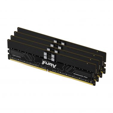 Kingston Technology FURY 128GB 5600MT/s DDR5 ECC Reg CL28 DIMM (Kit of 4) Renegade Pro EXPO