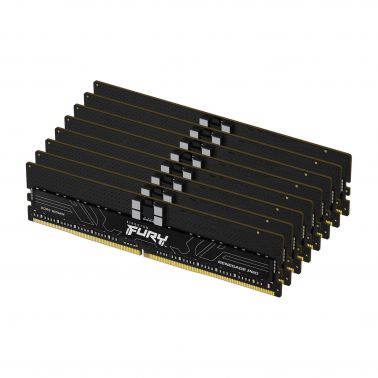 Kingston Technology FURY 256GB 5600MT/s DDR5 ECC Reg CL28 DIMM (Kit of 8) Renegade Pro EXPO