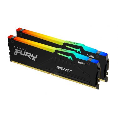 Kingston Technology FURY Beast 16GB 6000MT/s DDR5 CL30 DIMM (Kit of 2) RGB EXPO