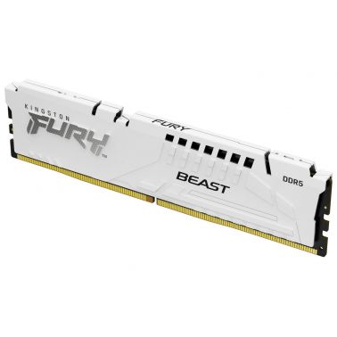 Kingston Technology FURY Beast 32GB 6000MT/s DDR5 CL30 DIMM White XMP