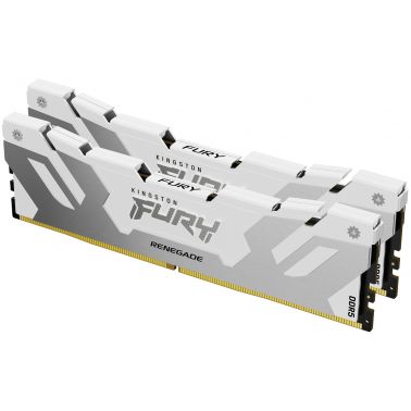 Kingston Technology FURY 32GB 7600MT/s DDR5 CL38 DIMM (Kit of 2) Renegade White XMP