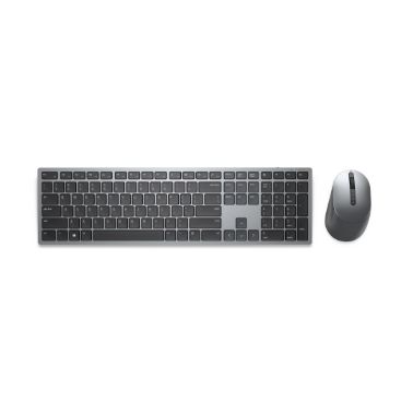 DELL KM7321W keyboard Mouse included RF Wireless + Bluetooth QWERTY Nordic Grey, Titanium