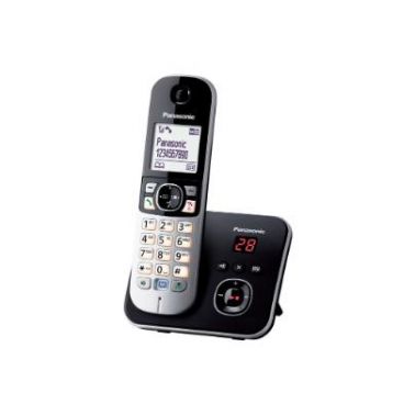 Panasonic KX-TG6821EB telephone DECT telephone Caller ID Black, Silver