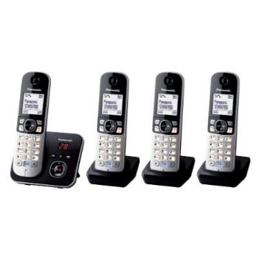 Panasonic KX-TG6824EB telephone DECT telephone Black Caller ID