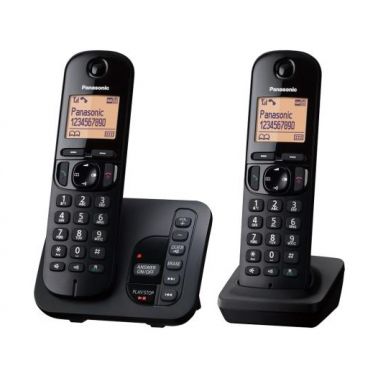 Panasonic KX-TGC222EB telephone DECT telephone Caller ID Black