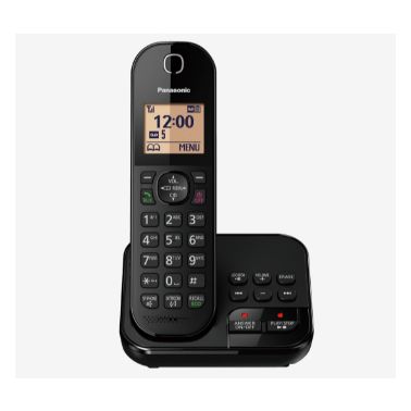 Panasonic KX-TGC420EB telephone DECT telephone Caller ID Black