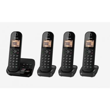 Panasonic KX-TGC424EB telephone DECT telephone Caller ID Black