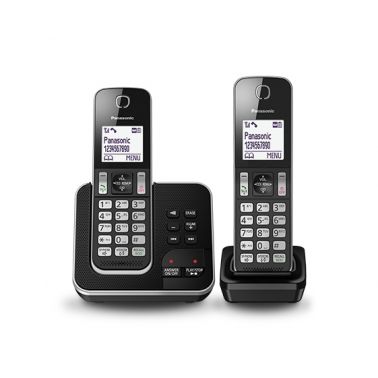 Panasonic KX-TGD322E DECT telephone Black Caller ID